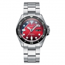 MATIC WATCH DIVER SE 42mm SII NH36A Mechanical Wristwatches [Red+Black Dial]