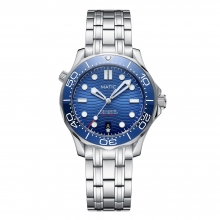 MATIC WATCH DIVER 200M 41mm PT5000 Mechanical Wristwatches [Blue Dial with Lumed Bezel Insert]